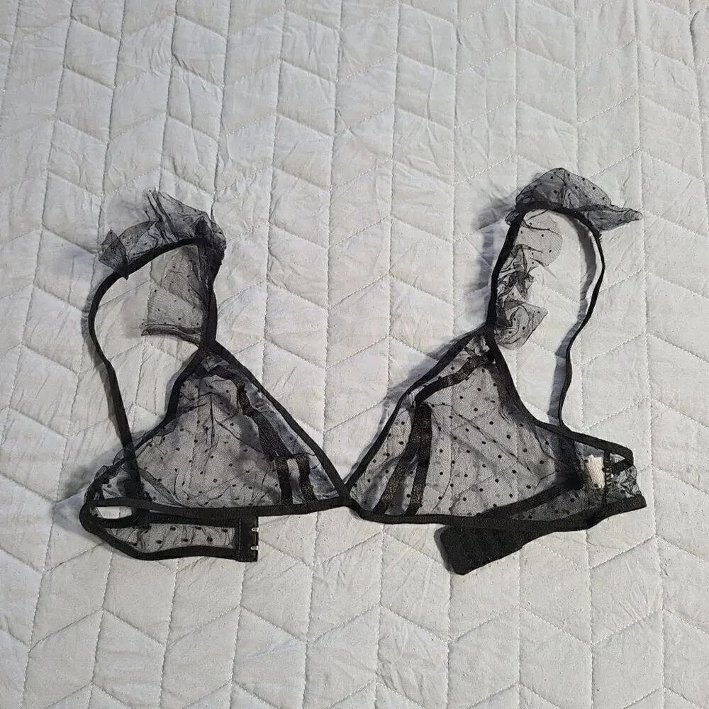 SHEIN Swiss dot bralette